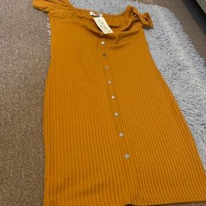 Brown Say What dress